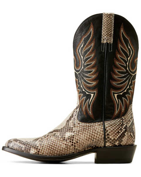 Image #2 - Ariat Men's Slick Exotic Python Western Boots - Medium Toe , Brown, hi-res