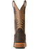 Image #3 - Ariat Men's High Stepper Sendero Western Boots - Square Toe, Brown, hi-res