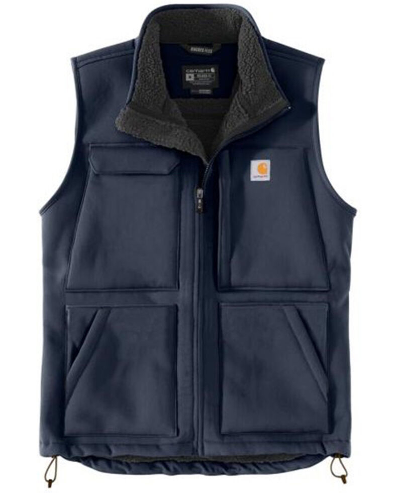 Carhartt Men's Bluestone Super Dux Relaxed Fit Sherpa-Lined Work Vest , Blue, hi-res