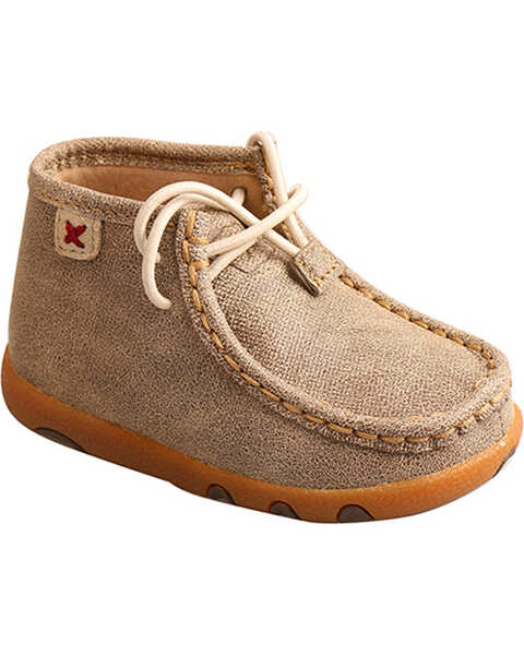 Twisted X Toddler Boys' Driving Moccasins , Brown, hi-res