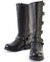 Image #3 - Milwaukee Leather Women's Buckle Detail Tall Motorcycle Boots - Round Toe, Black, hi-res