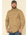 Image #1 - Ariat Men's Khaki FR Solid Featherlight Long Sleeve Work Shirt, Beige/khaki, hi-res
