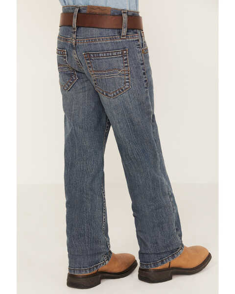 Image #3 - Cody James Little Boys' Bozeman Dark Wash Slim Boot Jeans, Dark Wash, hi-res