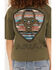 Image #4 - Ariat Boys' Serape Shield Short Sleeve Graphic T-Shirt, Green, hi-res