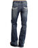 Stetson Women's 816 Fit White "S" Stitch Bootcut Jeans, Denim, hi-res