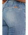 Image #4 - Rock & Roll Denim Women's Medium Wash High Rise Relaxed Flare Stretch Denim Jeans, Medium Wash, hi-res