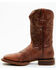 Image #6 - Dan Post Men's Embroidered Western Performance Boots - Broad Square Toe , Medium Brown, hi-res