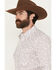 Image #2 - Wrangler Men's 20X Paisley Print Long Sleeve Snap Stretch Western Shirt - Tall, White, hi-res