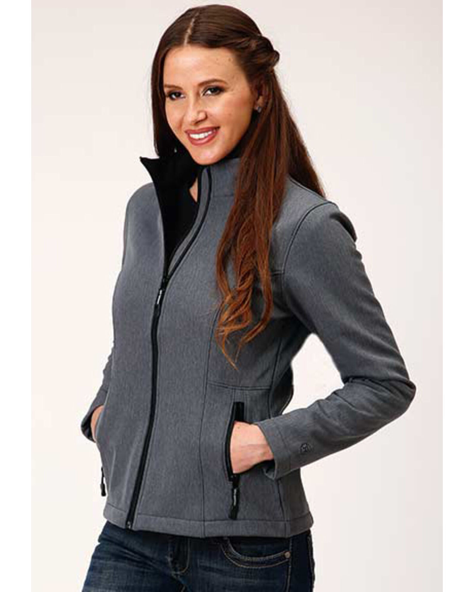 Womens softshell jacket with cheap fleece lining