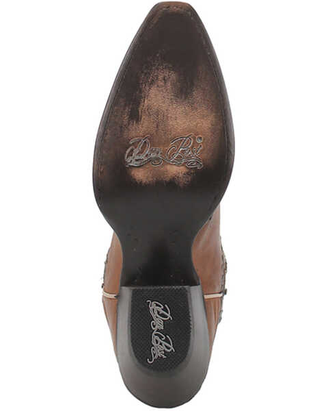 Image #7 - Dan Post Women's Taryn Western Boots - Snip Toe, Tan, hi-res