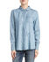 Image #1 - Miss Me Women's Denim Star Long Sleeve Button Down Shirt, , hi-res