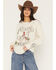 Image #1 - Girl Dangerous Women's Keep It Cool Long Sleeve Graphic Tee, Off White, hi-res