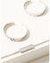 Shyanne Women's Semi-Precious Stars Bracelets - 3-Piece Set, Silver, hi-res