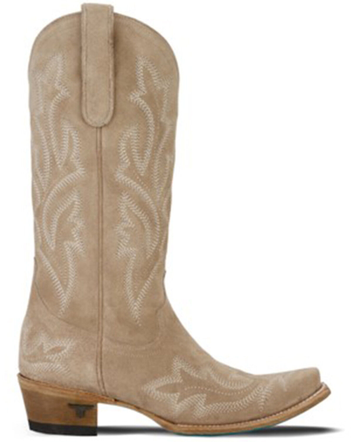 Image #2 - Lane Women's Saratoga Tall Western Boots - Snip Toe, Coffee, hi-res