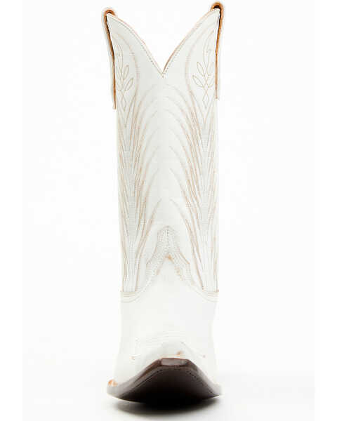 Image #4 - Old Gringo Women's Emmer Vintage Embroidered Tall Western Leather Boots - Snip Toe, White, hi-res