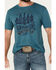 Image #2 - Moonshine Spirit Men's White Lightning Short Sleeve Graphic T-Shirt, Light Grey, hi-res
