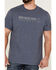 Brothers & Sons Men's Mercentile Weathered Slub Graphic Short Sleeve T-Shirt , Blue, hi-res