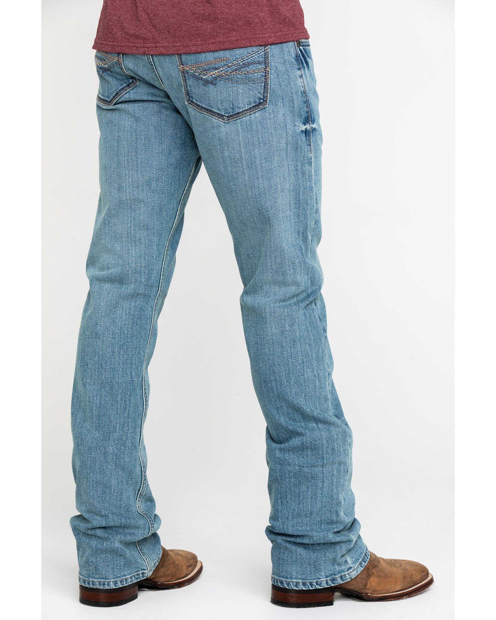 Wrangler 20X Men's No. 42 Light Vintage Stretch Slim Bootcut Jeans |  Sheplers