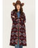 Image #1 - Ariat Women's Faux Suede McKenzie Blanket Coat, Maroon, hi-res