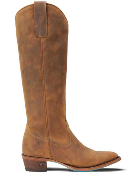 Image #2 - Lane Women's Plain Jane Western Boots - Medium Toe , Brown, hi-res