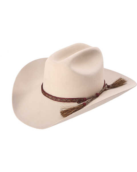 Image #2 - Colorado Horsehair Double Tassel Horsehair Braid Hatband , No Color, hi-res