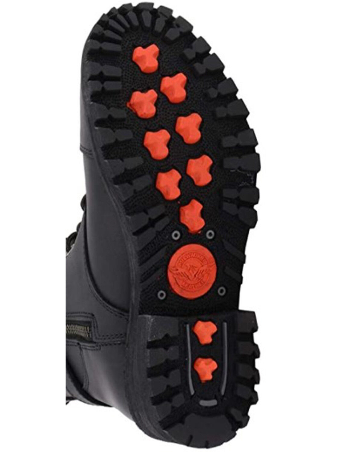 Image #5 - Milwaukee Leather Women's Front Toe Cap Riding Boots - Round Toe, Black, hi-res