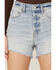 Image #2 - Daze Women's Bottom Line In Fade High Rise Shorts, Blue, hi-res