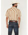 Image #4 - Gibson Trading Co Men's Calico Saloon Floral Striped Short Sleeve Snap Western Shirt - Tall, Cream, hi-res
