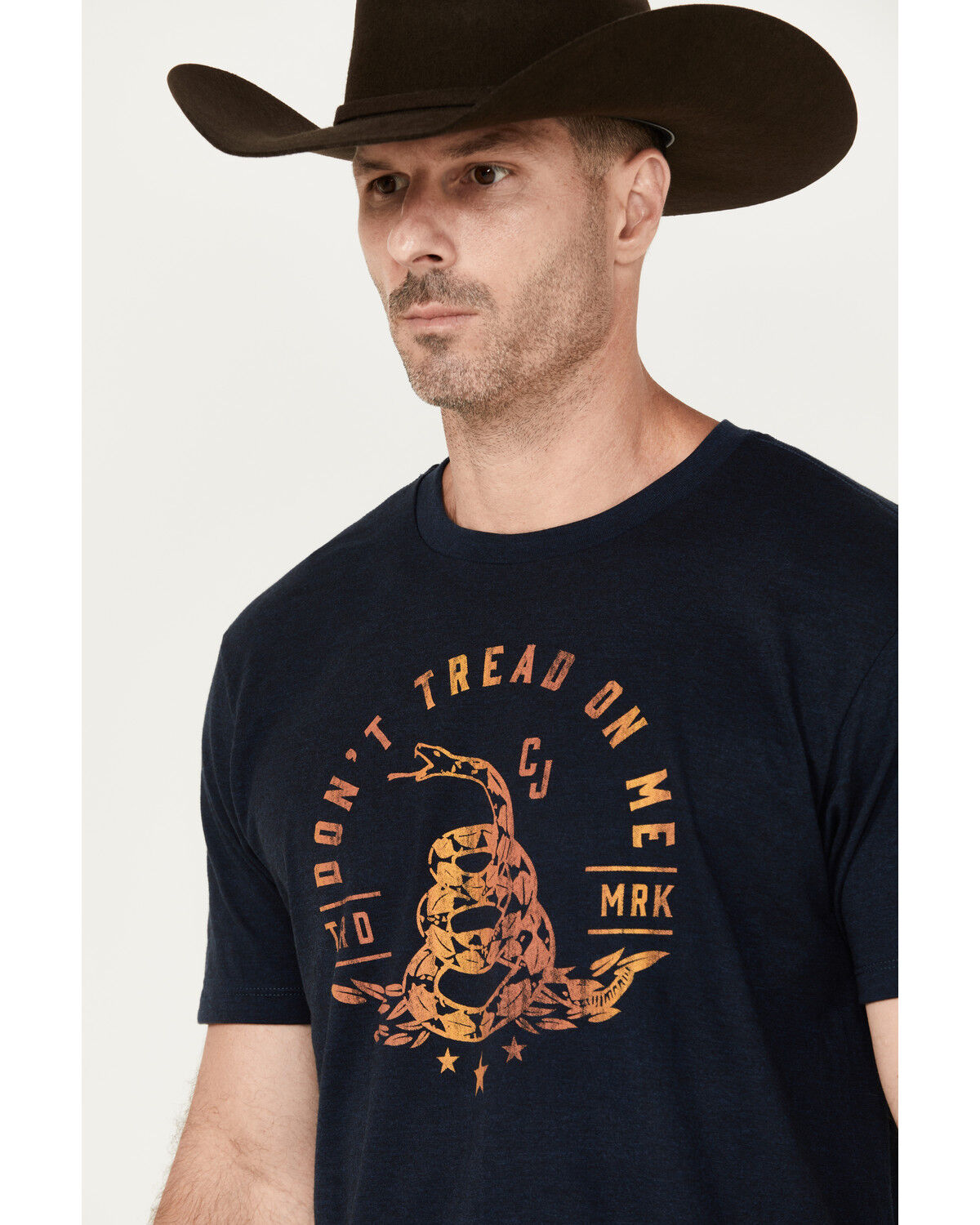 Image #2 - Cody James Men's Tread Snake Short Sleeve Graphic T-Shirt, Navy, hi-res