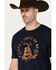 Cody James Men's Tread Snake Short Sleeve Graphic T-Shirt, Navy, hi-res