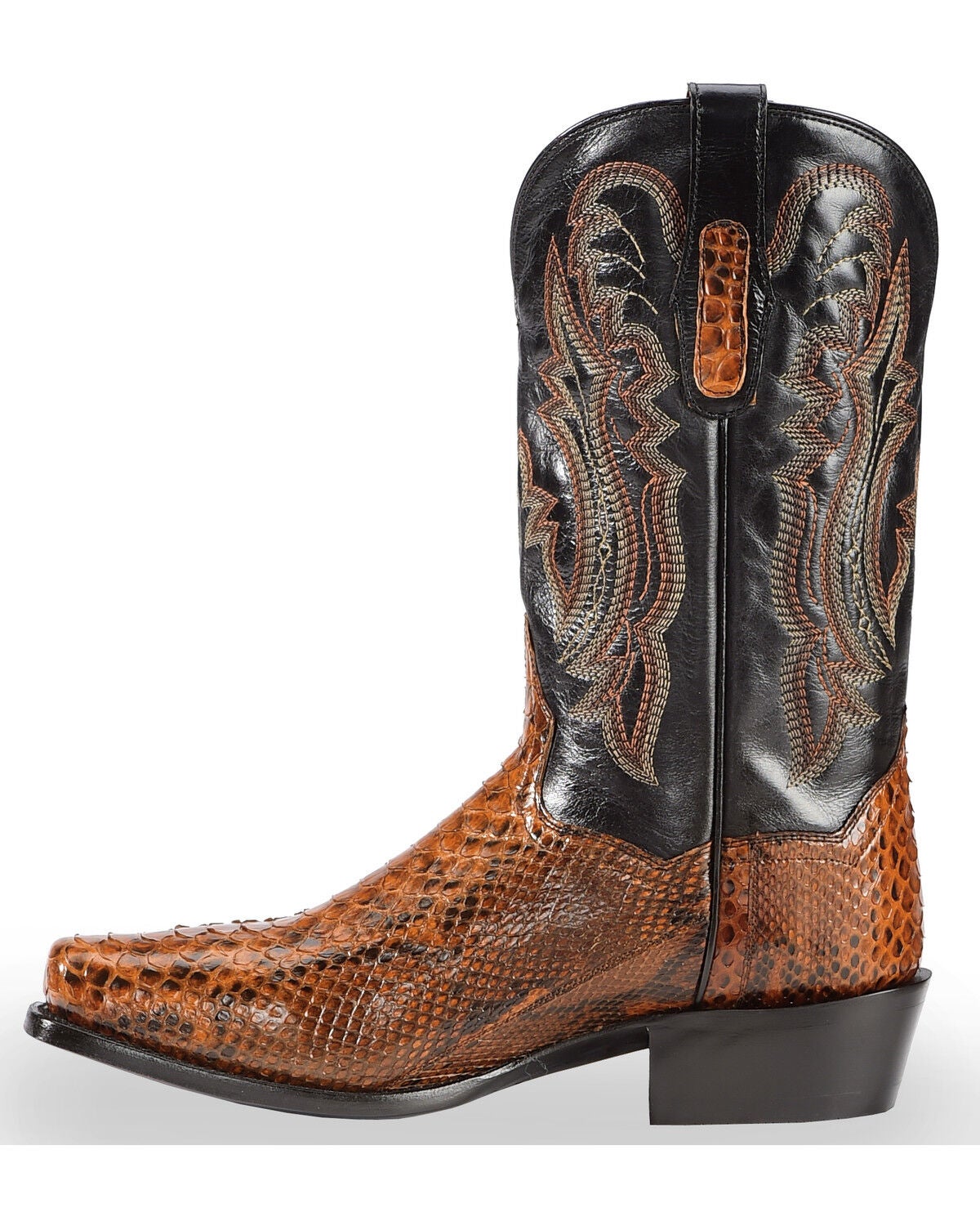 men's python cowboy boots