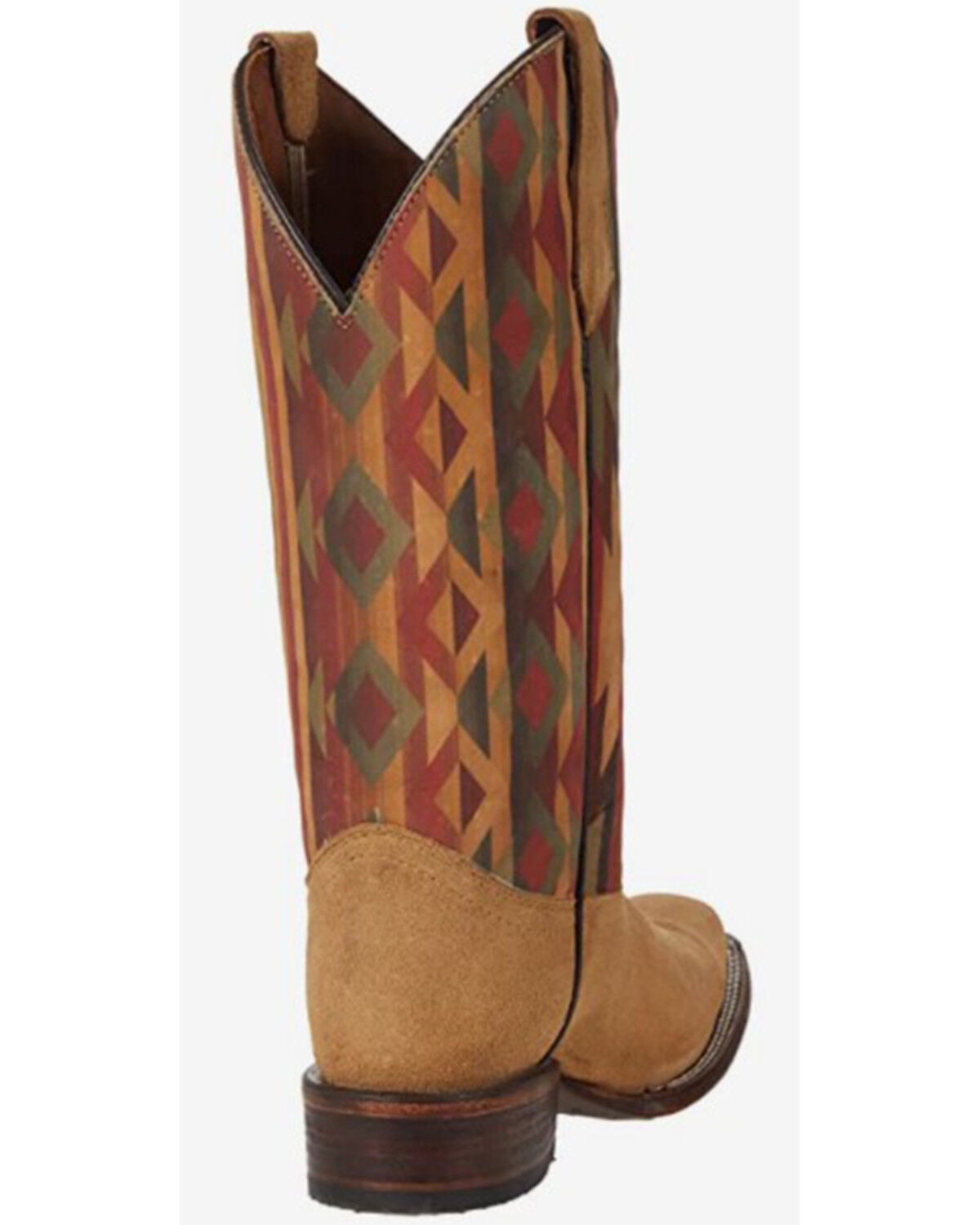 Image #5 - Circle G Women's Straw Embroidery Western Boots - Square Toe, Wheat, hi-res