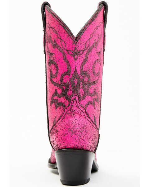 Image #5 - Liberty Black Women's Boot Barn Exclusive Sienna Distressed Western Boots - Snip Toe, Pink, hi-res