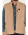 Image #3 - RANK 45&reg; Men's Ralington Softshell Vest - Tall, Khaki, hi-res