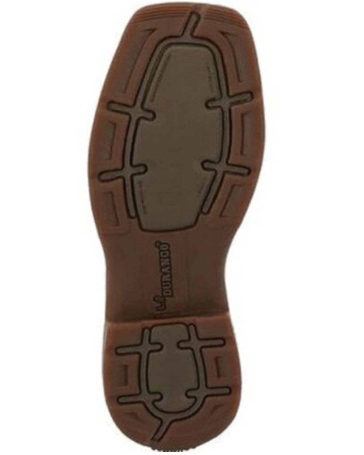 Image #4 - Durango Boys' Gator Print Western Boots - Square Toe, Brown, hi-res