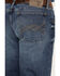 Image #4 - Wrangler 20X Men's Bazine Medium Wash Vintage Stretch Slim Bootcut Jeans , Medium Wash, hi-res