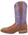 Image #3 - Laredo Women's 11" Western Boots - Broad Square Toe , Purple, hi-res