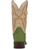 Dan Post Women's Seabass Western Boots - Broad Square Toe, Green, hi-res