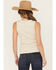 Image #4 - Shyanne Women's Bucking Horse Rib Knit Tank Top, Oatmeal, hi-res