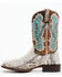 Dan Post Men's Natural Back Cut Python Exotic Western Boots - Broad Square Toe , Multi, hi-res