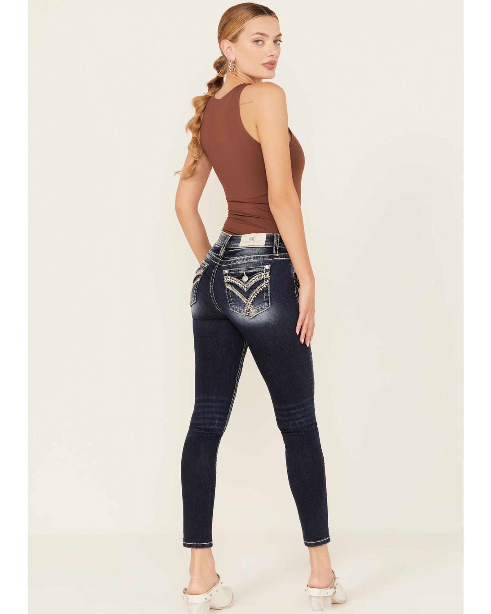 Miss me stretch skinny jeans deals