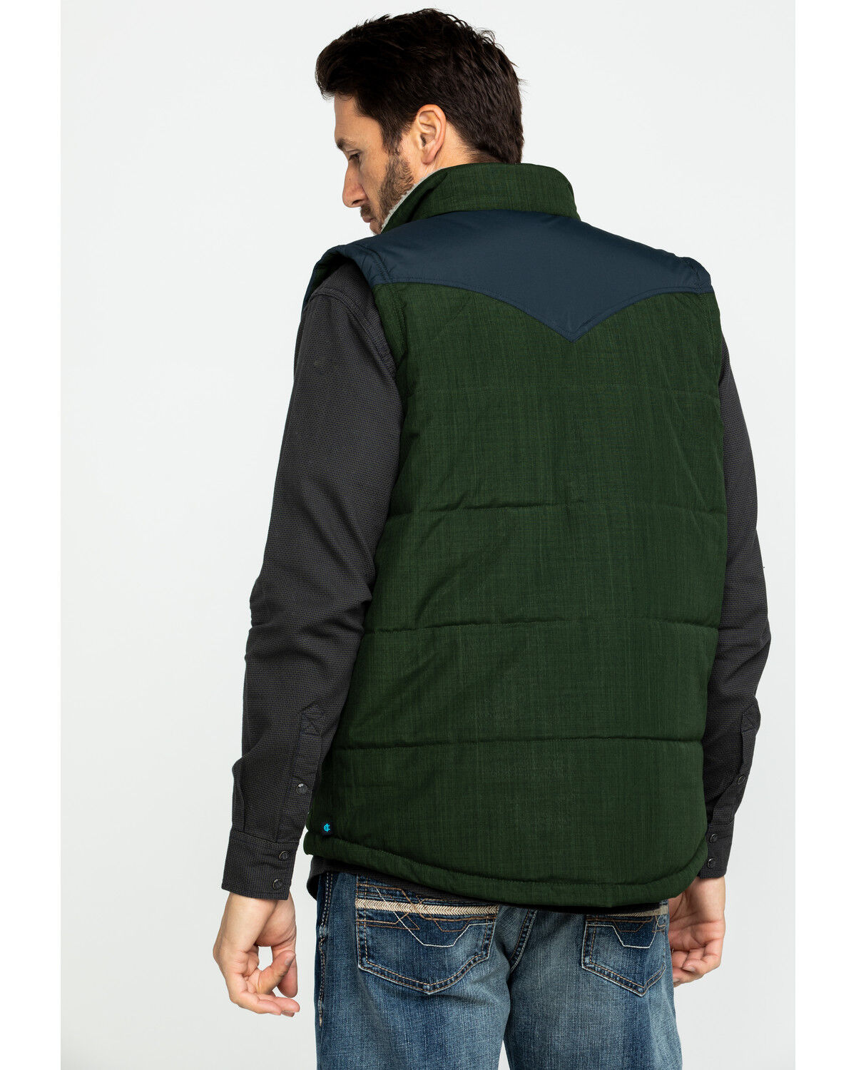 Image #2 - Cody James Core Men's Southerner Two Tone Puffer Vest - Big , , hi-res