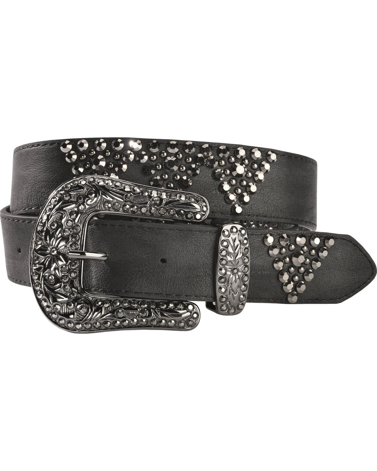 Image #1 - Shyanne Women's Bling Belt, Black, hi-res