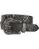 Shyanne Women's Bling Belt, Black, hi-res