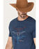 Cody James Men's Triple Bull Short Sleeve Graphic T-Shirt, Navy, hi-res