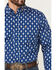 Image #3 - Ariat Men's Team Dax Southwestern Logo Long Sleeve Button-Down Western Shirt, Navy, hi-res