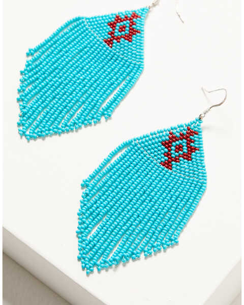 Image #2 - Idyllwind Women's Quinley Turquoise Beaded Earrings, Turquoise, hi-res