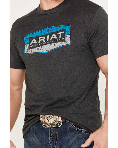 Image #3 - Ariat Men's Floral Block Short Sleeve T-Shirt, , hi-res