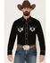 Ariat Men's Chimayo Retro Long Sleeve Pearl Snap Western Shirt, Black, hi-res