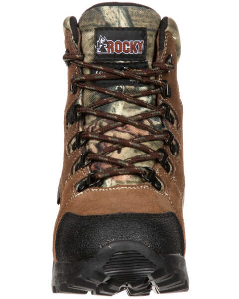 Image #4 - Rocky Boys' Hunting Waterproof Insulated Boots, Brown, hi-res